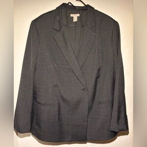 H&M Classic Black Women's Blazer One Button